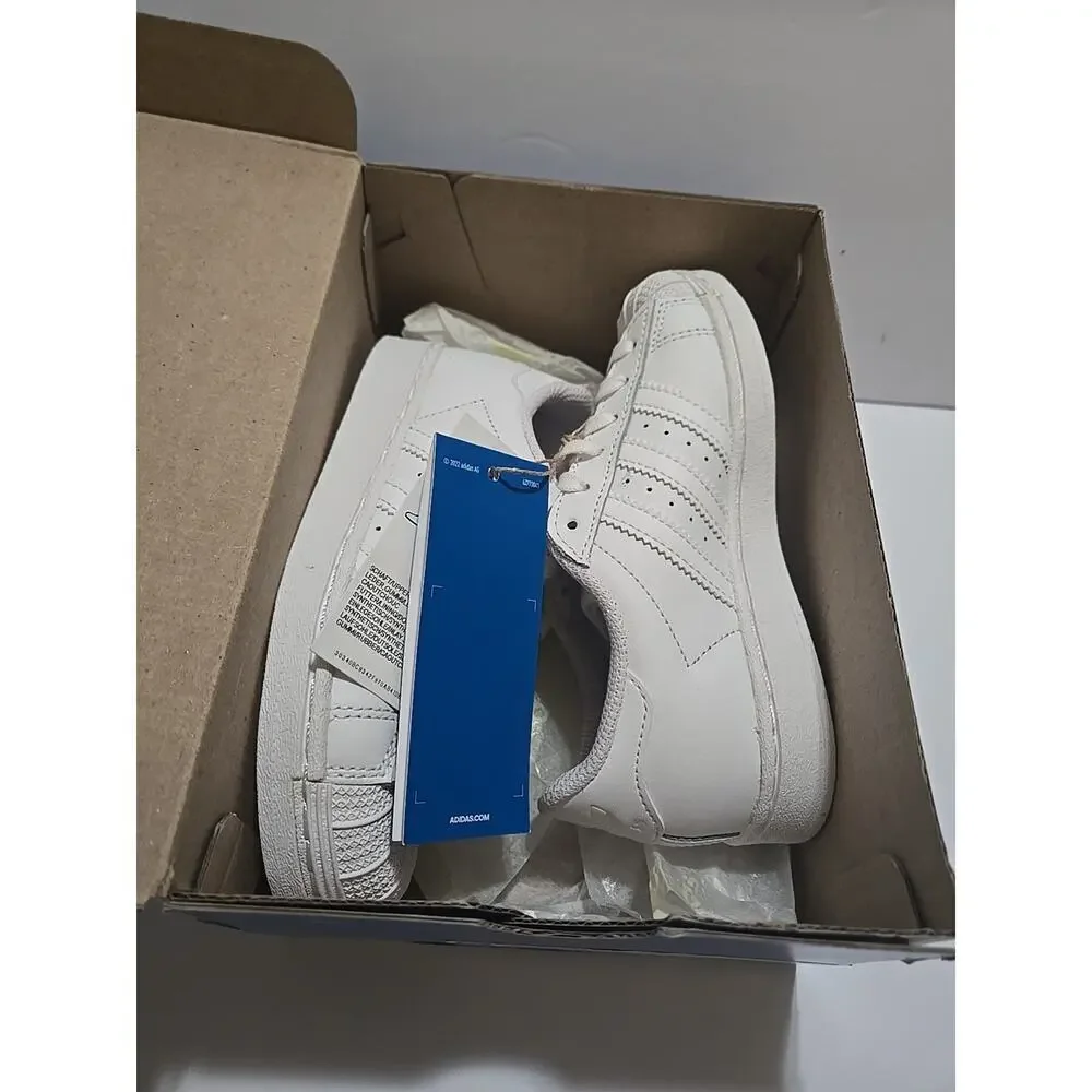 SUPERSTAR C ADIDAS WHITE/WHITE/WHITE EF5395-SIZE 12K